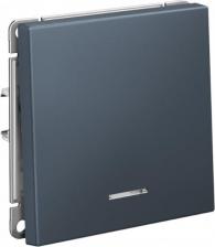 Выключатель Systeme Electric Механизм с быстрозажимными клеммами серии ArtGallery в цвете грифель выключателя 1-клавишного с подсветкой.подходит для сетей 250 В, на ток 10 Ас