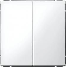 Выключатель Systeme Electric Механизм с быстрозажимными клеммами серии ArtGallery в цвете лотос выключателя 2-клавишного с самовозвратом.подходит для сетей 250 В, на ток 10 Ас