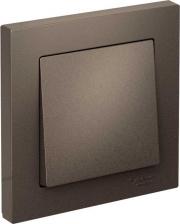 Выключатель Systeme Electric Механизм с быстрозажимными клеммами серии AtlasDesign в цвете мокко 1-клавишного выключателя в сборе.подходит для сетей 250 В, на ток 10 Ас помощью