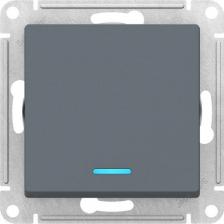 Выключатель Systeme Electric SE AtlasDesign Грифель Переключатель 1-клавишный с подсветкой, сх.6а, 10АХ, механизм