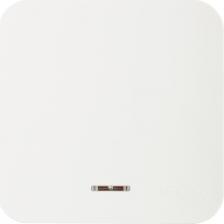 Выключатель Systeme Electric SE Blanca наруж Молочный Переключатель 1-клавишный с подсветкой 10А 250B, изолир. пластина