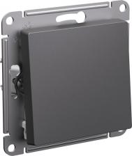 Выключатель Systeme Electric Выключатель 1-клавишный с самовозвратом 10АХ, базальт ATN001415