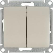 Выключатель Systeme Electric Выключатель 2-кл. СП Glossa 10А IP20 10AX механизм платина SchE GSL001251