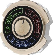 Выключатель TDM Electric Панель Не беспокоить/Уборка 16А 250В шампань, Байкал, цена за 1 шт