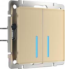 Выключатель Werkel Сенсорный двухклавишный выключатель a057683