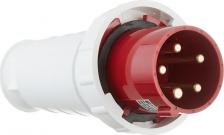 Вилка кабельная EKF Вилка силовая (CEE) кабельная переносная ps-035-63-380