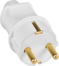 Вилка кабельная REV Вилка с заземлением прямой вывод проводника 16А 250В, 1 шт