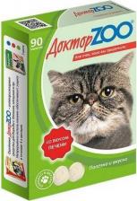 Витамины для кошек Доктор ZOO витамины для кошек со вкусом Печени 90таб
