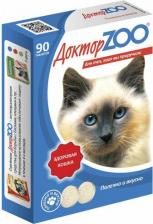 Витамины для кошек Доктор ZOO витамины для кошек Здоровая кошка 90таб
