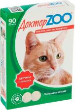 Витамины для кошек Доктор ZOO витамины для кошек Здоровье и красота 90таб