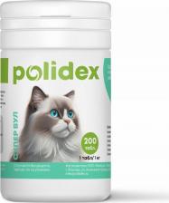 Витамины для кошек Polidex Супер Вул плюс улучшает состояние шерсти, кожи, когтей для кошек 200таб