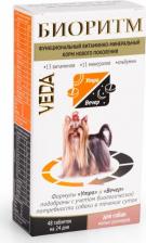Витамины для собак Веда Комплекс для собак Биоритм витаминно-минеральный для малых пород, 48 шт