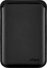 Визитница uBear Картхолдер Shell Case для Apple iPhone с MagSafe, чёрный