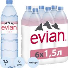 Вода Evian Вода минеральная столовая негазированная 1.5л