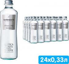 Вода San Benedetto Вода Antica Fonte 0.33 литра, без газа, стекло, 24 шт. в уп