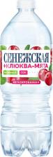 Вода Сенежская Вода питьевая клюква-мята негазированная, 1 л