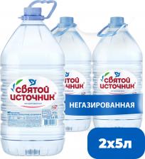Святой источник Вода питьевая негазированная 5 литров (2 штуки в упаковке) – фото 4