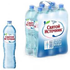 Вода Святой источник вода природная питьевая негазированная, 6 шт по 1,5 л