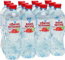 Вода Святой источник Вода со вкусом клубники негазированная 500мл