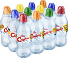 Вода Святой источник вода Спортик природная питьевая негазированная, 12 шт по 0,33 л