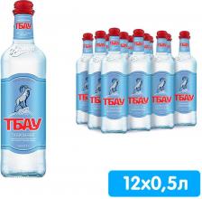Вода Тбау Вода Премиум 0.5 литра, газ, стекло, 12 шт. в уп