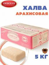 Восточная сладость Азовская кондитерская фабрика Халва арахисовая, 5 кг