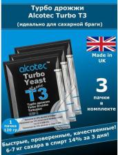 Все для выпечки Alcotec Турбо дрожжи T3 Classic, 5х120 гр ( Т3 спиртовые, 5 штук в комплекте)