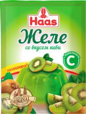 Все для выпечки Haas Смесь для приготовления десерта желе со вкусом киви с витамином С 50 г