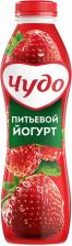 Йогурт/десерт Чудо Йогурт питьевой, клубника и земляника, 1,9%, 680 г