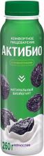 Йогурт/десерт Danone Йогурт питьевой АктиБио с черносливом 1,5% 260 г (9 штук в упаковке)