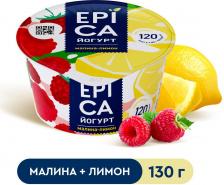 Йогурт/десерт Epica Йогурт Малина-лимон 4,8% 130 г