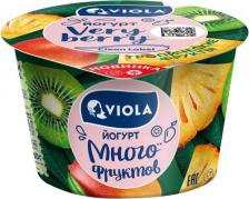 Йогурт/десерт Valio Йогурт Viola Very Berry с тропическими фруктами 2,6% БЗМЖ, 180 г