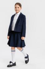 Юбка для девочки Button Blue Юбка А-силуэта синяя (152)