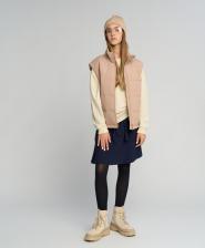 Юбка для девочки Button Blue Юбка с накладными карманами трапецевидная синяя (158)