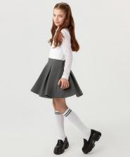Юбка для девочки Button Blue Юбка серая (158)