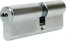 Замок Abus Цилиндр D6N, 40x50 мм, ключ/ключ, цвет никель
