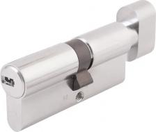 Замок Abus Цилиндр KD6N Z35/K45, 35x45 мм, ключ/вертушка, цвет никель