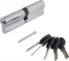 Замок Аллюр Цилиндровый механизм HD F 110-5К CP, 50х10х50, перф.кл., цвет хром