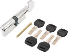 Замок Аллюр Личинка замка двери усиленная 90 мм HD F 90-5К CP хром