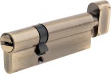 Замок Apecs Цилиндровые механизмы Pro LM-90-C-AB 90 мм, ключ/вертушка, цвет бронза 4603869116965