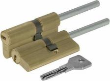 Замок Cisa Цилиндровый механизм под вертушку ASIX OE307-87.00, латунь