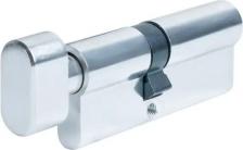 Замок Edson Цилиндр EDS-CYL 35x45 мм ключ/вертушка цвет хром