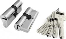 Замок Fuaro Цилиндровый механизм (R600/60) R6000Key60(25+10+25) CP хром 5Key