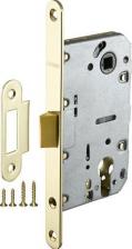 Замок Fuaro Замок межкомнатный под цилиндр с пластиковым язычком P85C-50 GP латунь