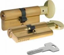 Замок Kale KiLiT Цилиндровый механизм с вертушкой 164 BM/100 (45+10+45) mm латунь 5 кл