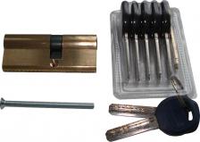 Замок Marlok Цилиндровый механизм с монтажными ключами, 85 мм 5+2 ключа, латунь