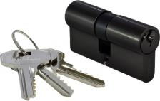 Замок Morelli Ключевой цилиндр 60C BL (60мм), цвет черный