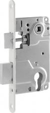 Замок Нора-М Замок врезной 25-85 универсальный, 85 мм, под цилиндр, белый