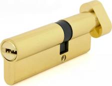 Замок Palladium Цилиндровый механизм ZN 90 (35*55) C BK, золото