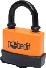 Замок Победитъ Замок навесной всепогодный 55 мм, с защитным клапаном